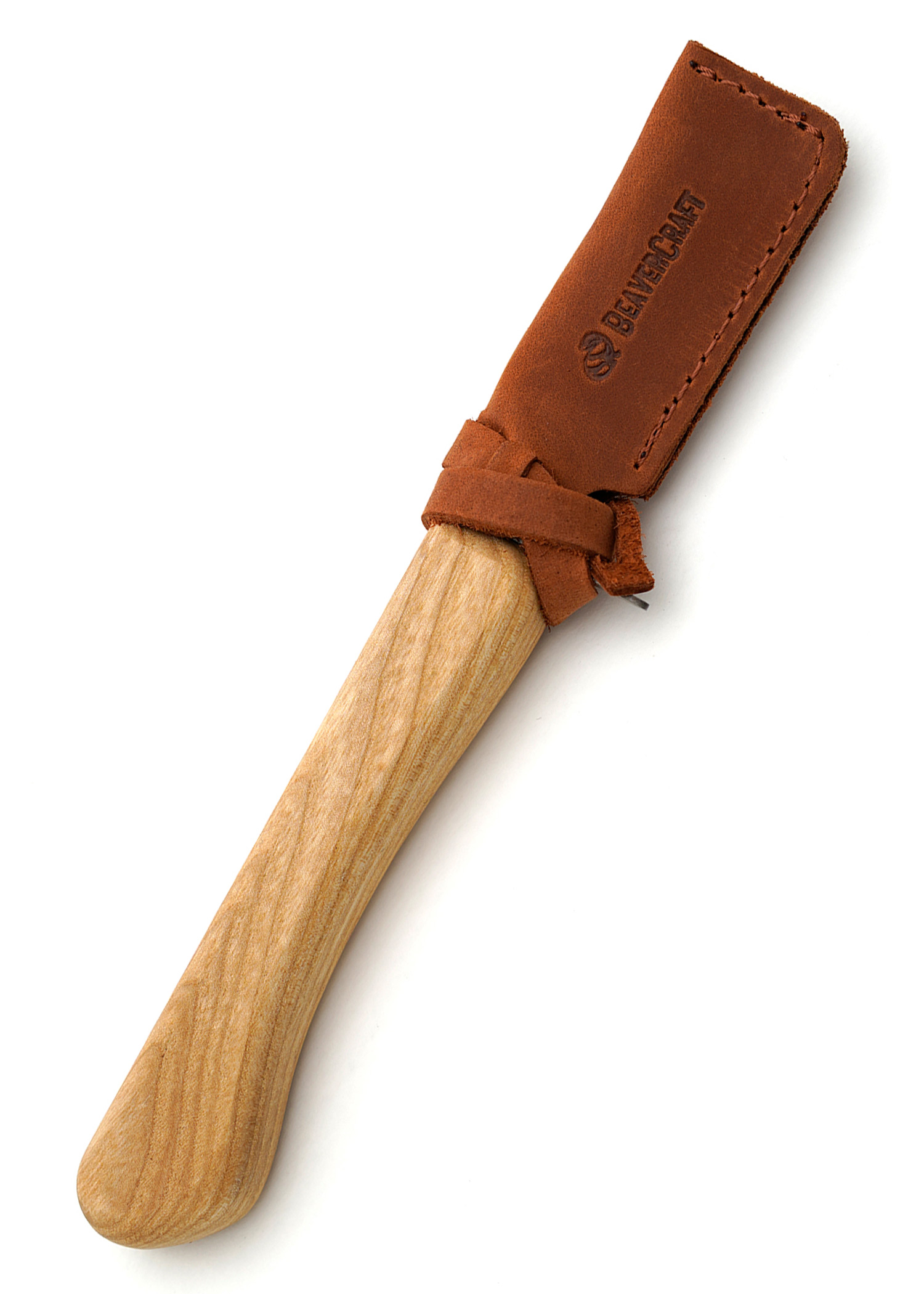 Small Whittling Knife for children with leather sheath, Beavercraft