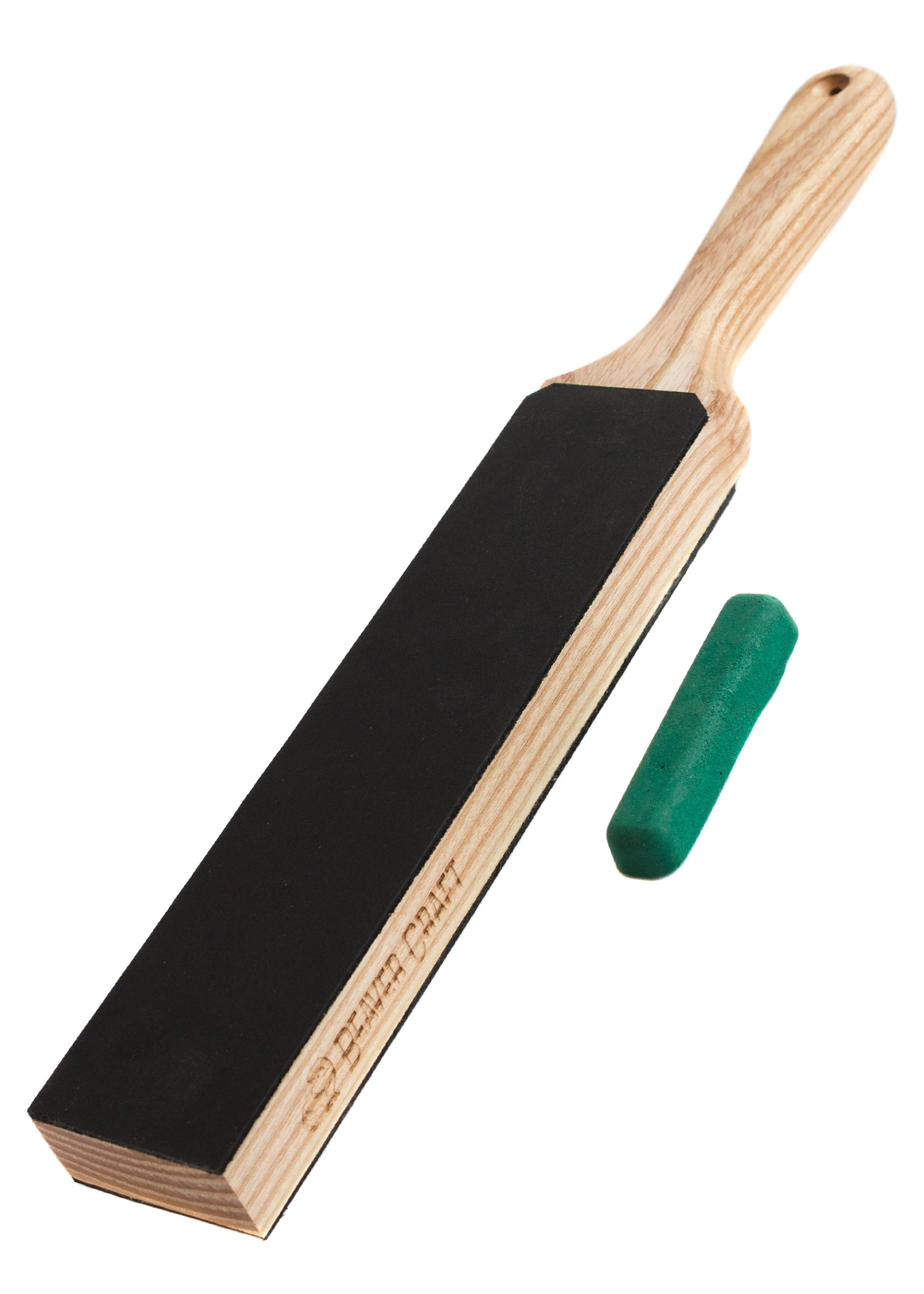 Dual-Sided Leather Paddle Strop, BeaverCraft