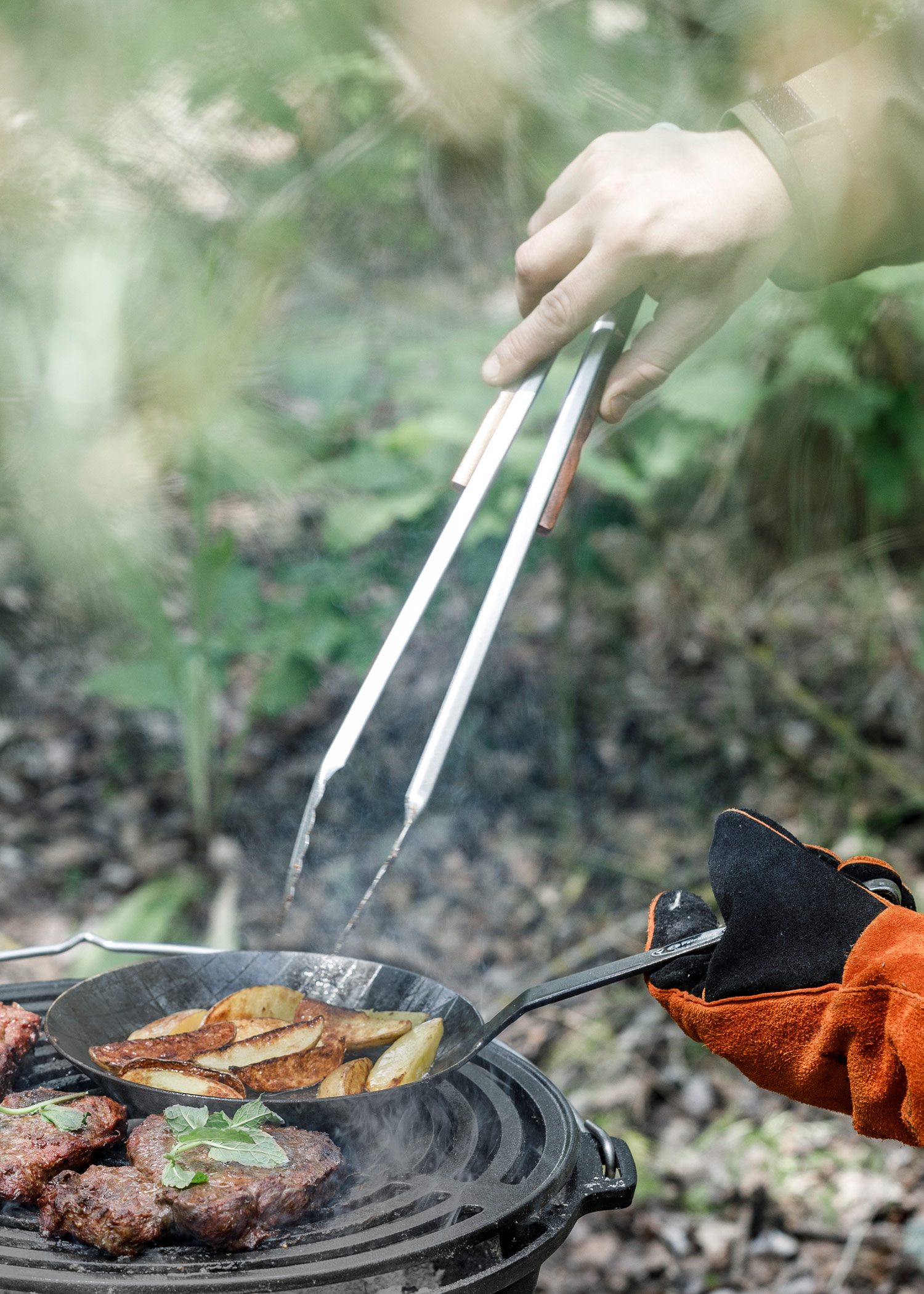 Petromax BBQ and Coal Tongs (small)