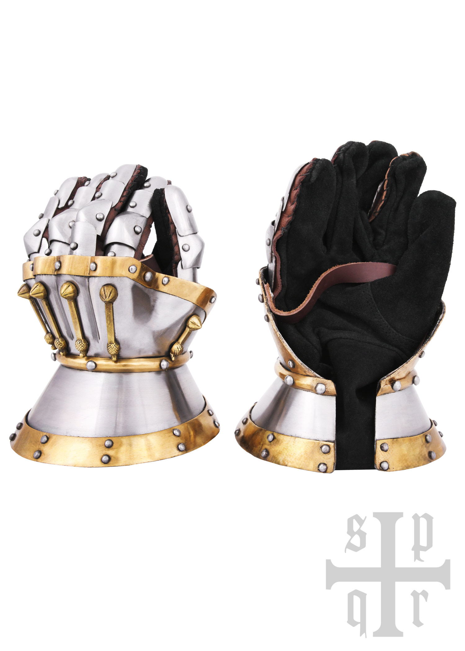 Hourglass Gauntlets, Milan ca. 1370, approx. 1.6 mm Steel