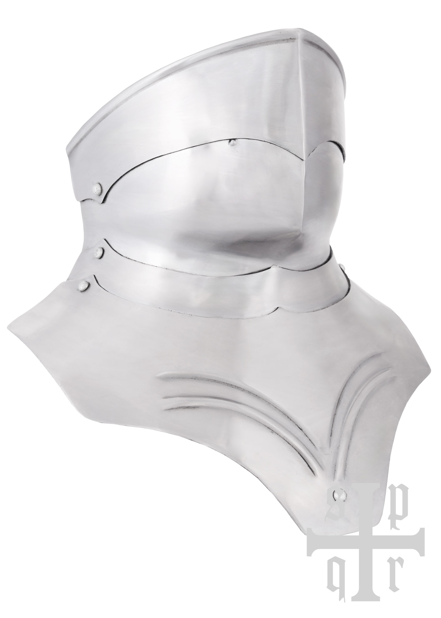 Medieval Gorget, 15th–16th Century, 1.6 mm Steel