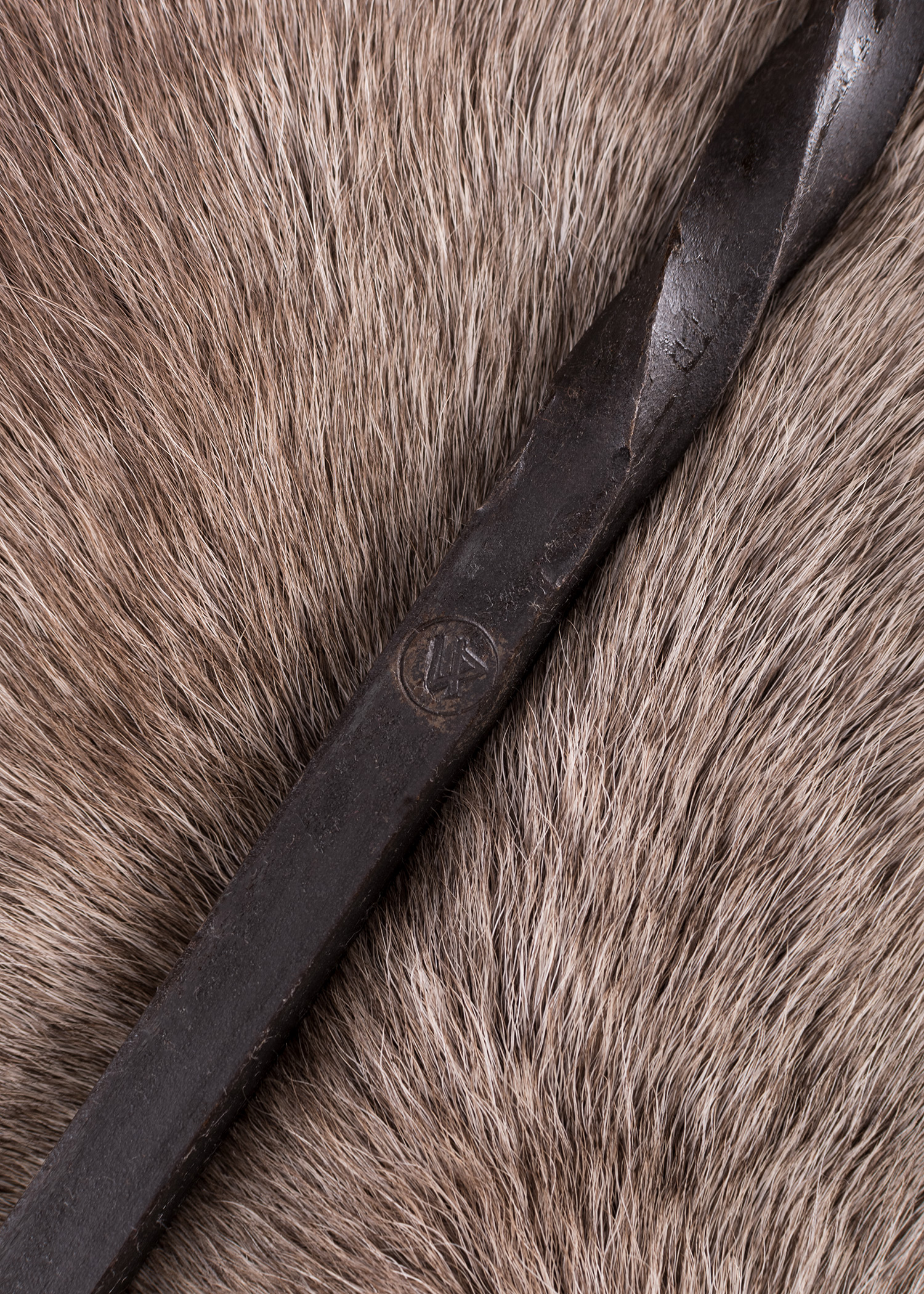 Steel Rod for Medieval Camp, Twisted, 170 cm