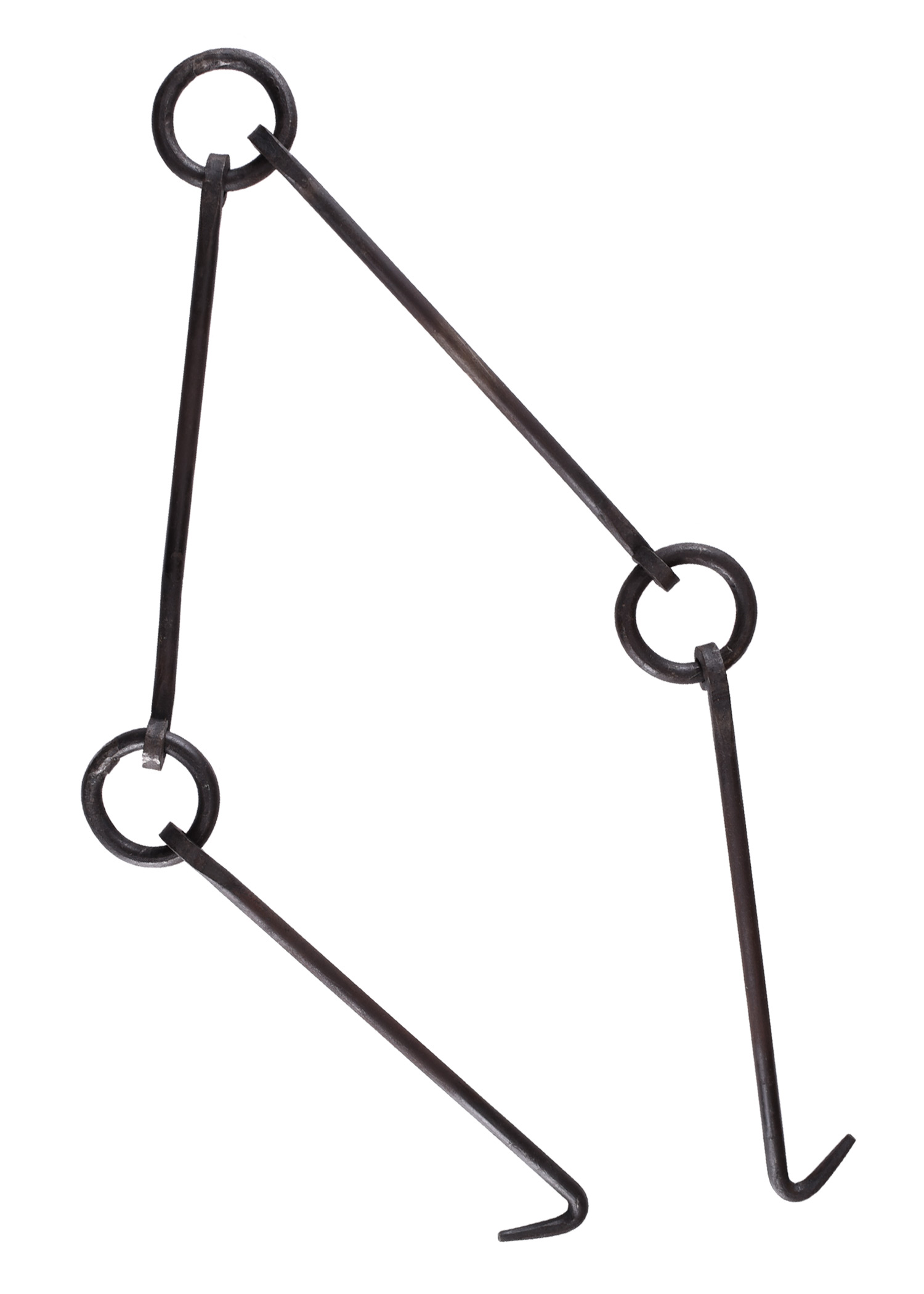 Hand-Forged Fire Chain, Trammel Chain