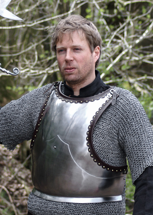 Medieval Breast plate, 16g steel for re-enactment