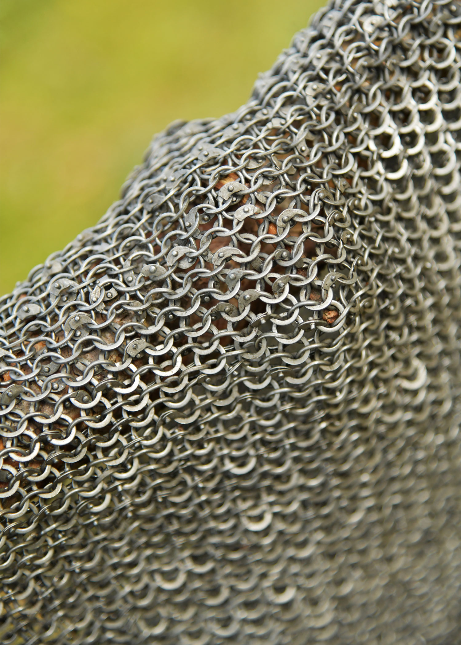 RM Skirt, 55 x 15", riveted/punched mixed, ID 6mm, natural"