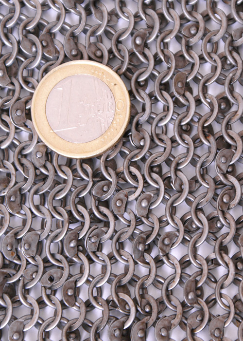 RM Skirt, 55 x 15", riveted/punched mixed, ID 6mm, natural"