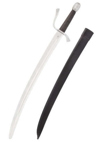 Falchion with Leather Scabbard, practical blunt, SK-B