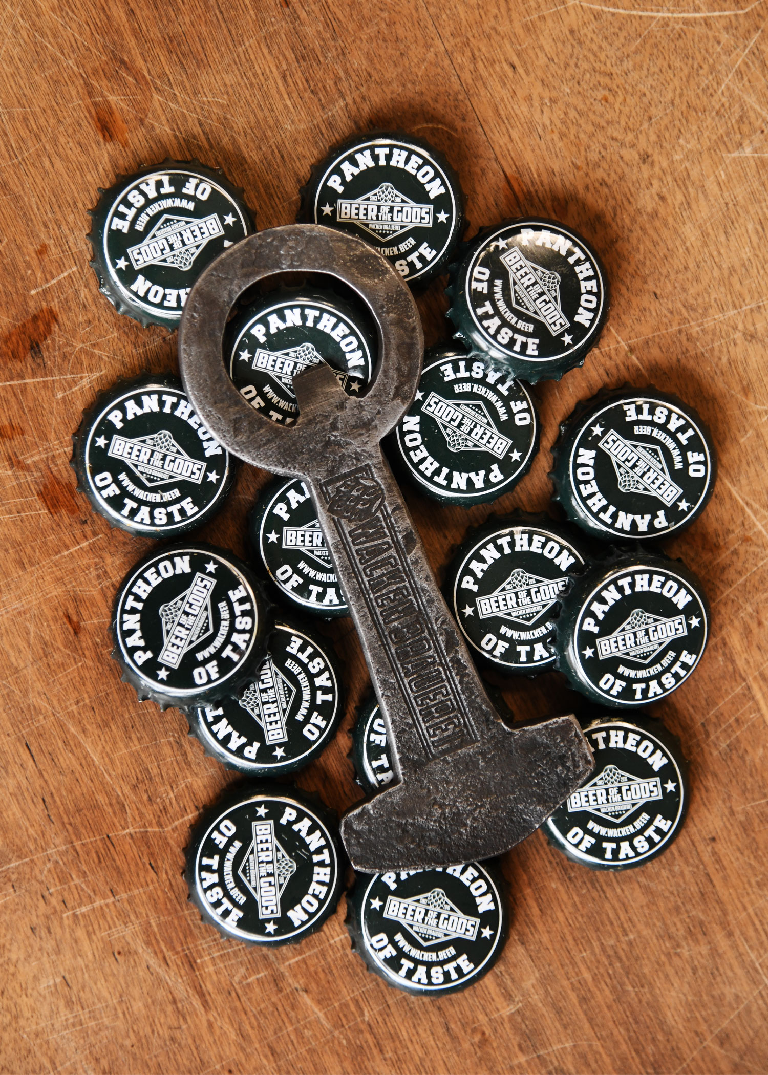 Thors Hammer Bottle Opener with Logo - Wacken Brauerei